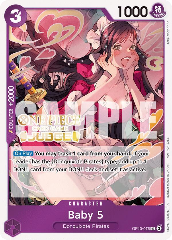 Baby 5 (Judge Pack Vol. 5) OP10-076 One Piece card