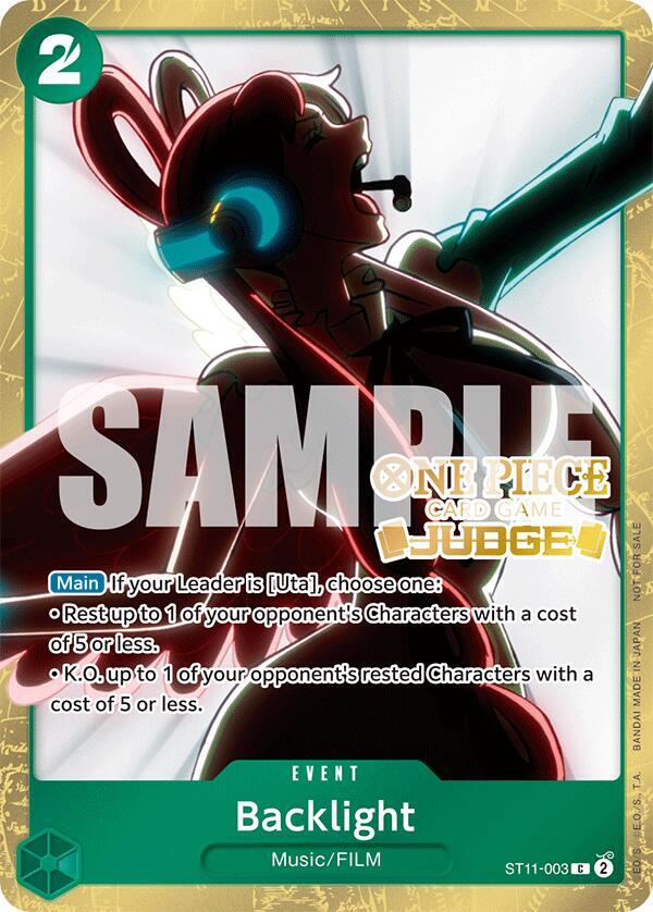 Backlight (Judge Pack Vol. 5) ST11-003 One Piece card