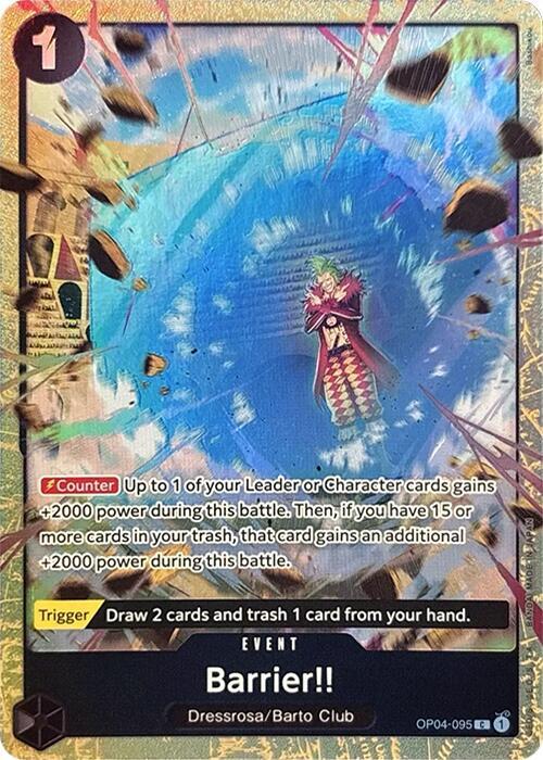 Barrier!! (Premium Card Collection -Best Selection Vol. 2-) OP04-095 One Piece card