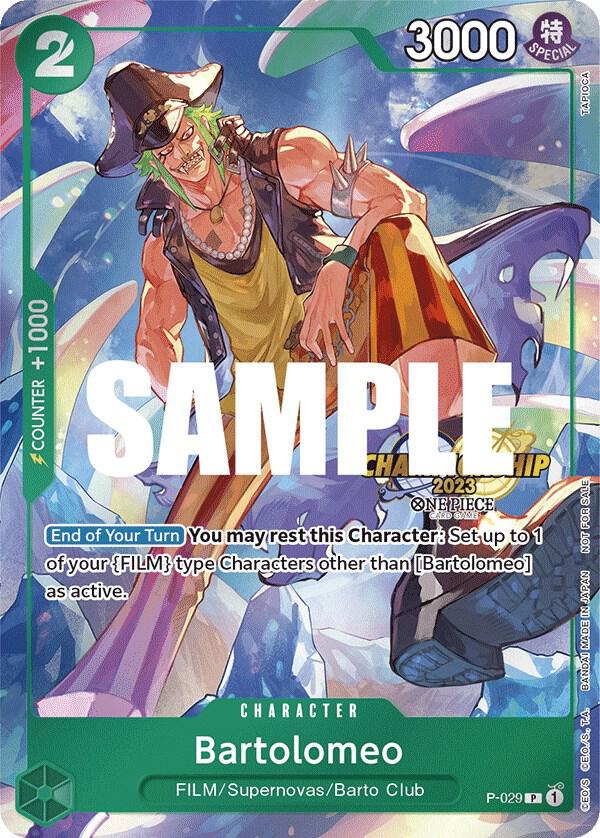 Bartolomeo (CS 2023 Event Pack) P-029 One Piece card