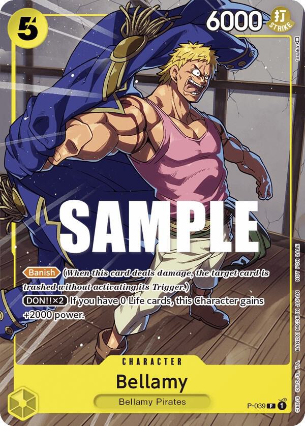 Bellamy (Pirates Party Vol. 4) P-039 One Piece card