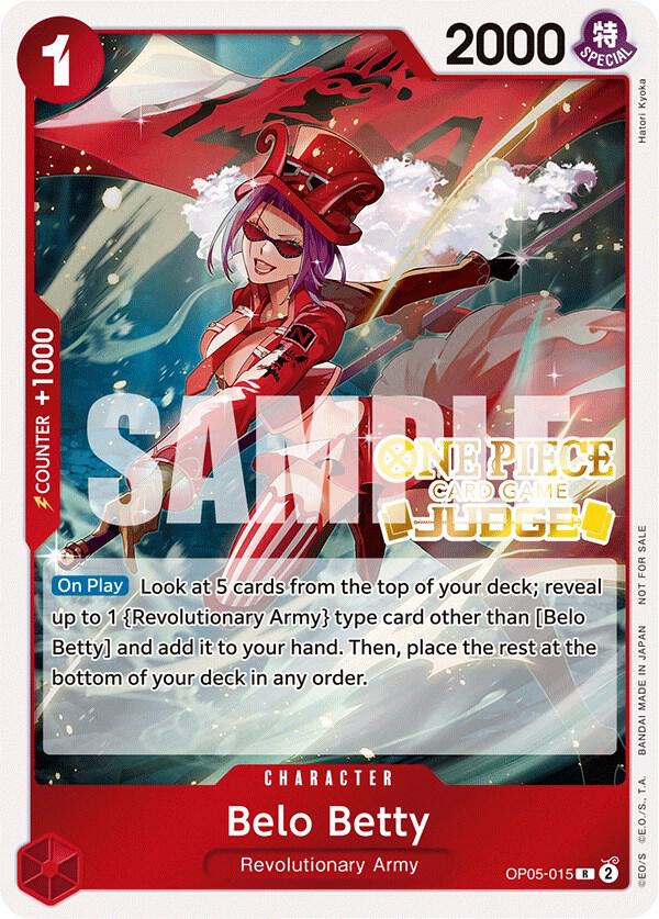 Belo Betty (Judge Pack Vol. 3) OP05-015 One Piece card