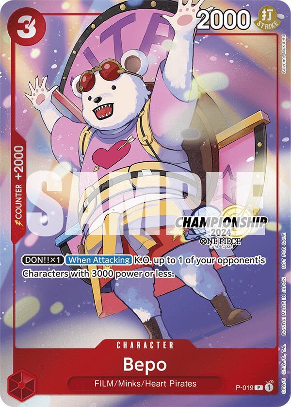 Bepo (CS 2024 Celebration Pack) P-019 One Piece card