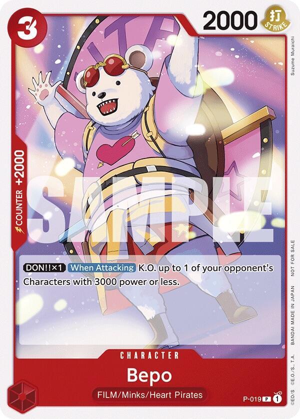 Bepo (Tournament Pack Vol. 7) P-019 One Piece card