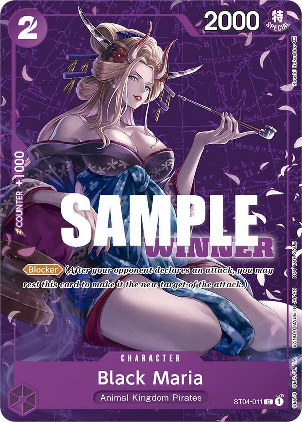 Black Maria (Tournament Pack Vol. 2) [Winner] ST04-011 One Piece card