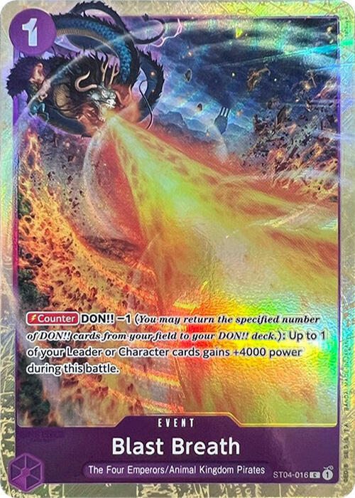 Blast Breath (Premium Card Collection -Best Selection Vol. 1-) ST04-016 One Piece card