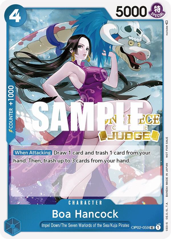 Boa Hancock (Judge) OP02-059 One Piece card