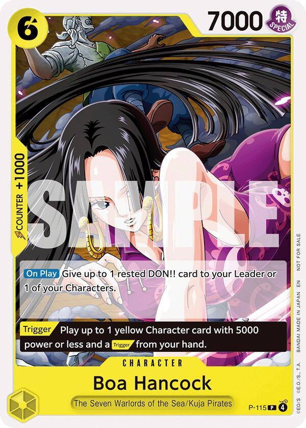 Boa Hancock (OP15 Release Event) P-115 One Piece card