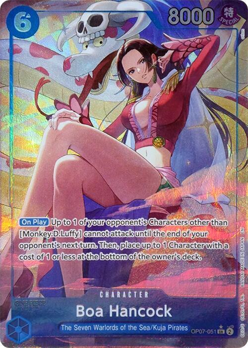Boa Hancock (Seven Warlords of the Sea Binder Set) (Alternate Art) OP07-051 One Piece card