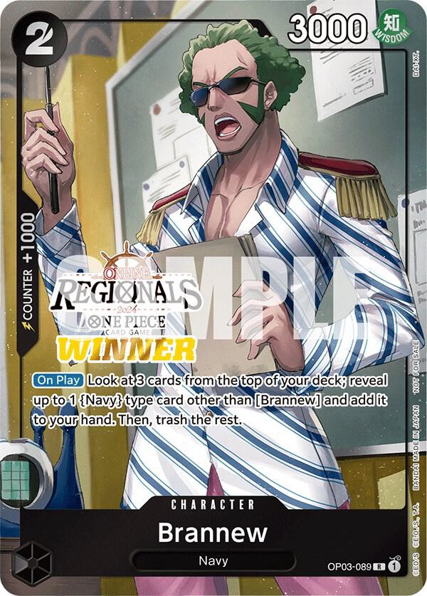 Brannew (Online Regional 2024) [Winner] OP03-089 One Piece card
