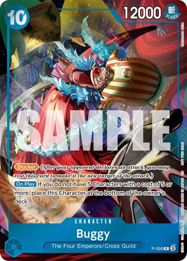 Buggy (Event Pack Vol. 8) P-098 One Piece card