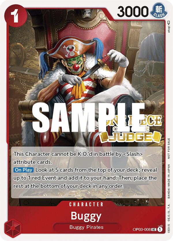 Buggy (Judge Pack Vol. 2) OP03-008 One Piece card
