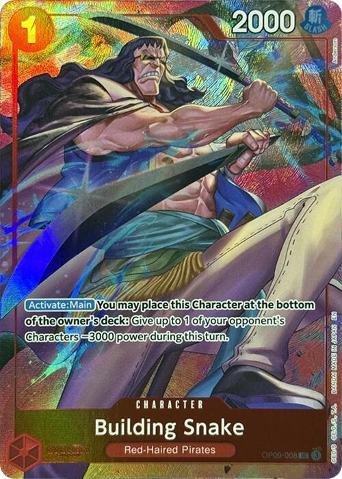 Building Snake (Premium Card Collection -Best Selection Vol. 4-) OP09-008 One Piece card