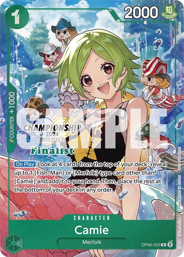 Camie (Championship 2024 Finalist Card Set) OP06-025 One Piece card