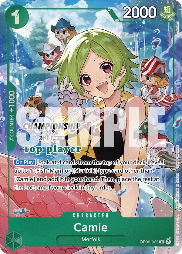 Camie (Championship 2024 Top Player Pack) OP06-025 One Piece card