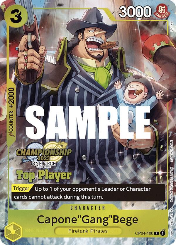 Capone"Gang"Bege (CS 2023 Top Players Pack) OP04-100 One Piece card