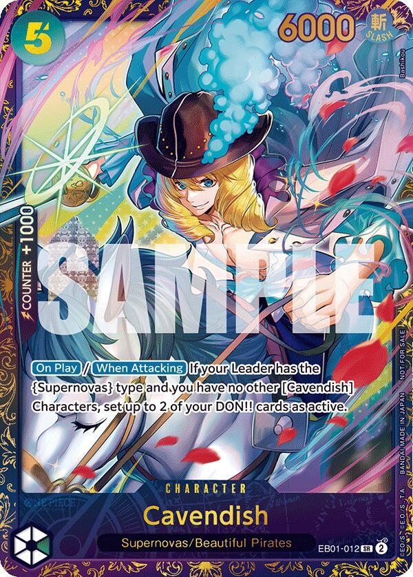Cavendish (Treasure Cup 2024) EB01-012 One Piece card