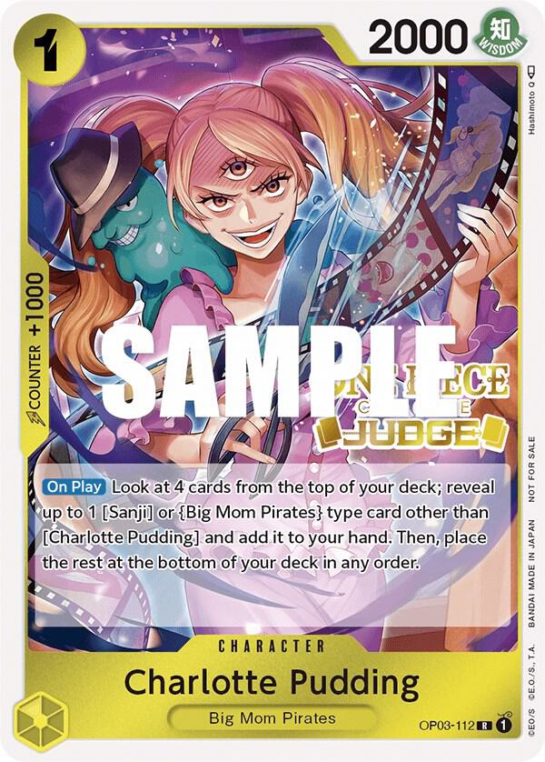 Charlotte Pudding (Judge Pack Vol. 2) OP03-112 One Piece card