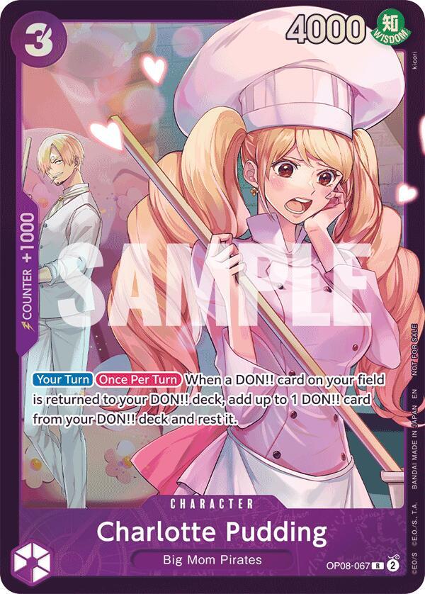 Charlotte Pudding (Store Treasure Cup 2025) OP08-067 One Piece card