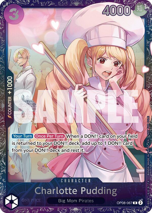 Charlotte Pudding (Treasure Cup 2025) OP08-067 One Piece card