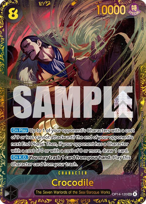 Crocodile - OP14-120 (CS26-27 Regionals Season 1) OP14-120 One Piece card