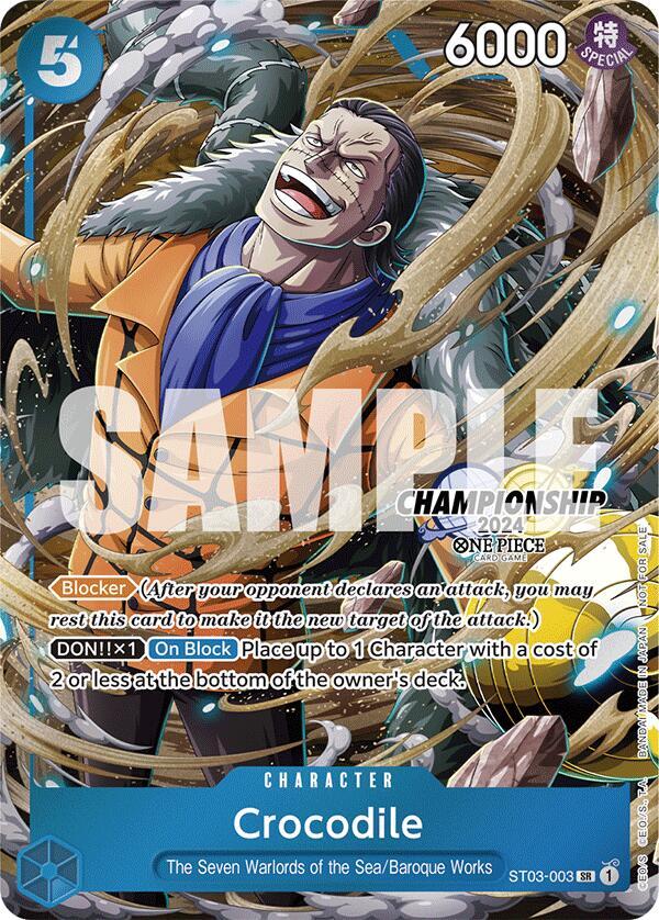 Crocodile (CS 2024 Celebration Pack) ST03-003 One Piece card