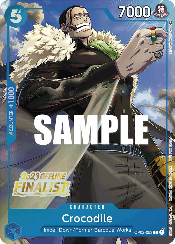 Crocodile (Offline Regional 2023) [Finalist] OP02-053 One Piece card