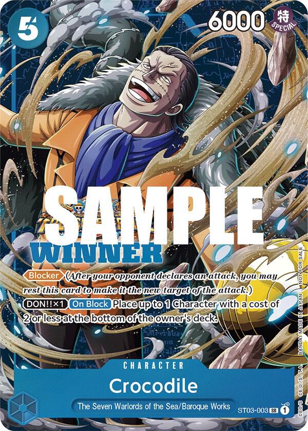 Crocodile (Winner Pack Vol. 5) ST03-003 One Piece card