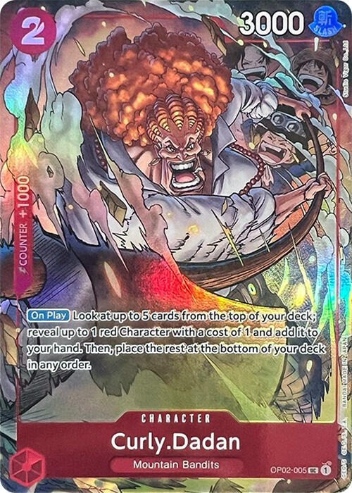 Curly.Dadan (Premium Card Collection -Best Selection Vol. 1-) OP02-005 One Piece card