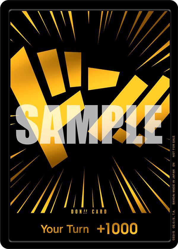 DON!! Card (Black and Gold) - One Piece Promotion Cards (OP-PR)