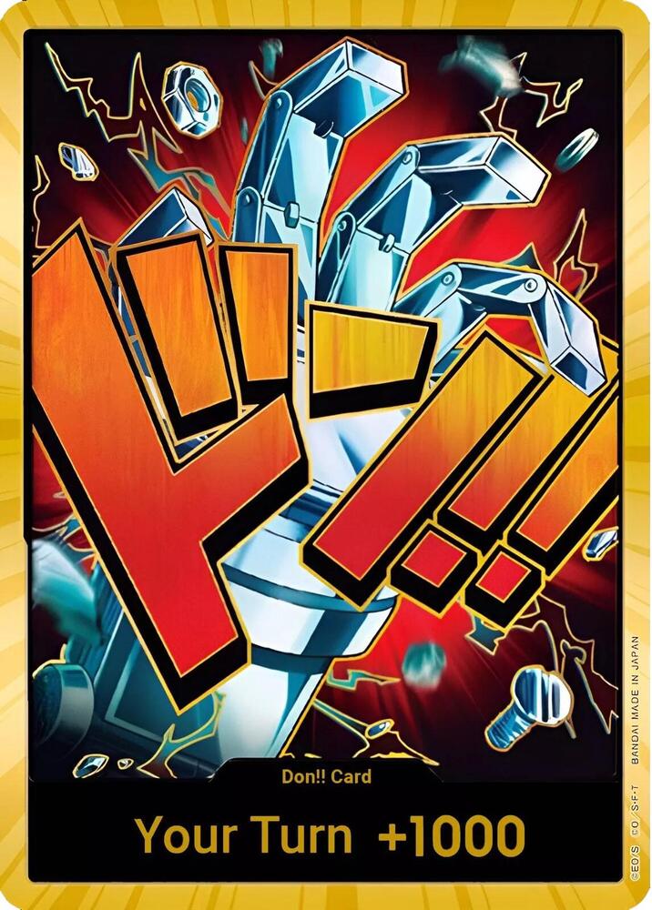 DON!! Card (Eustass "Captain" Kid) (Gold) - Premium Booster -The Best- (PRB-01)