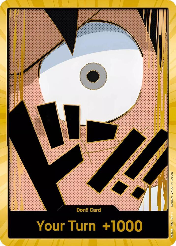 DON!! Card (Luffy) (Gold) - Premium Booster -The Best- (PRB-01)