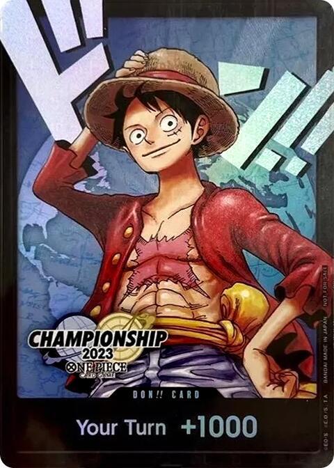 DON!! Card (Monkey.D.Luffy) (2023 World Championship Finals) - One Piece Promotion Cards (OP-PR)