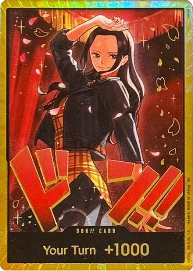 DON!! Card (Nico Robin) (Gold) - Extra Booster: One Piece Heroines Edition (EB-03)