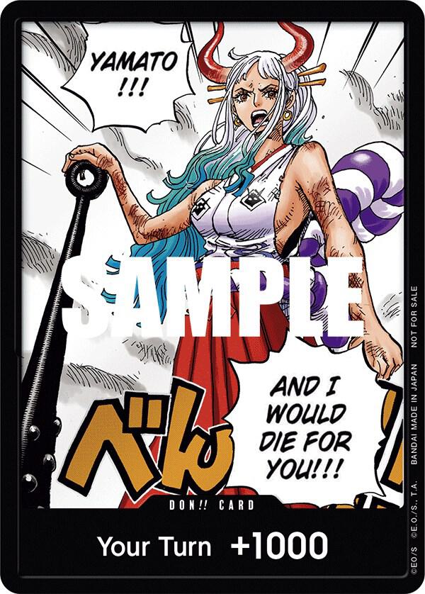 DON!! Card (Yamato) (1st Anniversary DON!! Card Pack) - One Piece Promotion Cards (OP-PR)
