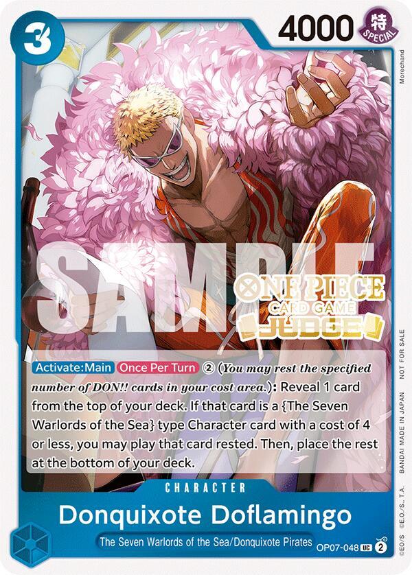 Donquixote Doflamingo (Judge Pack Vol. 5) OP07-048 One Piece card