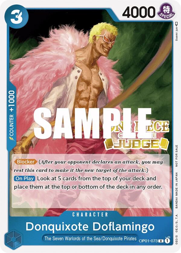 Donquixote Doflamingo (Judge) OP01-073 One Piece card
