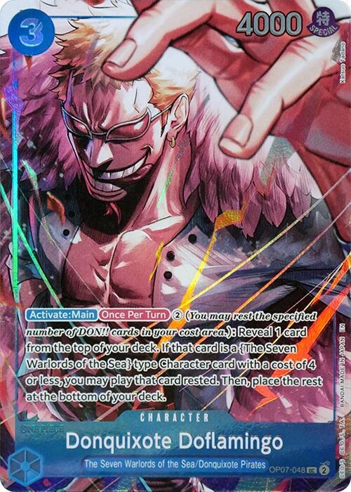 Donquixote Doflamingo (Seven Warlords of the Sea Binder Set) OP07-048 One Piece card