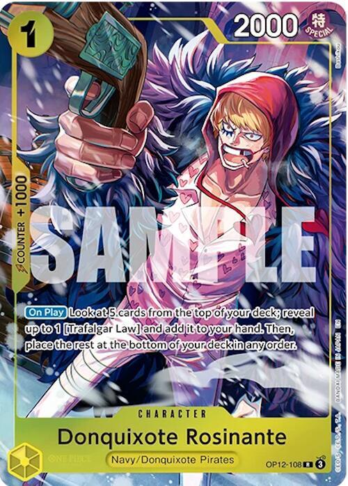 Donquixote Rosinante (Illustration Box Vol.6) OP12-108 One Piece card