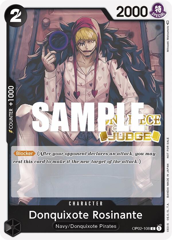 Donquixote Rosinante (Judge Pack Vol. 2) OP02-108 One Piece card
