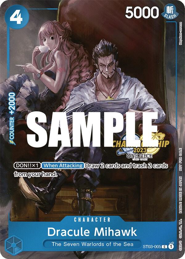Dracule Mihawk (CS 2023 Celebration Pack) ST03-005 One Piece card