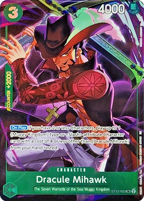 Dracule Mihawk (Illustration Box Vol.4) ST12-003 One Piece card