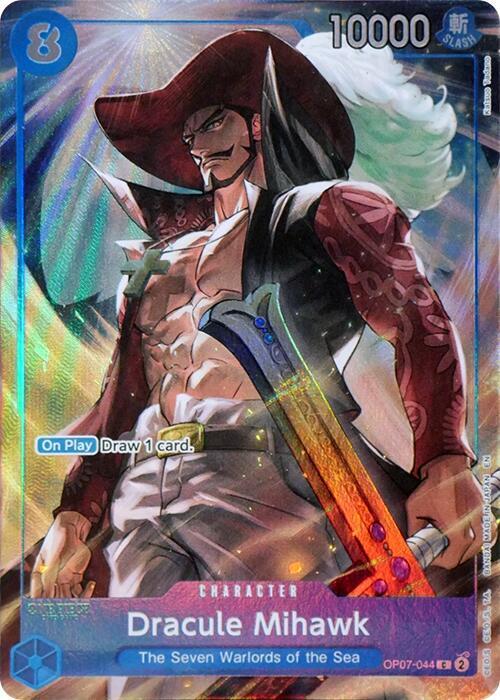 Dracule Mihawk (Seven Warlords of the Sea Binder Set) OP07-044 One Piece card