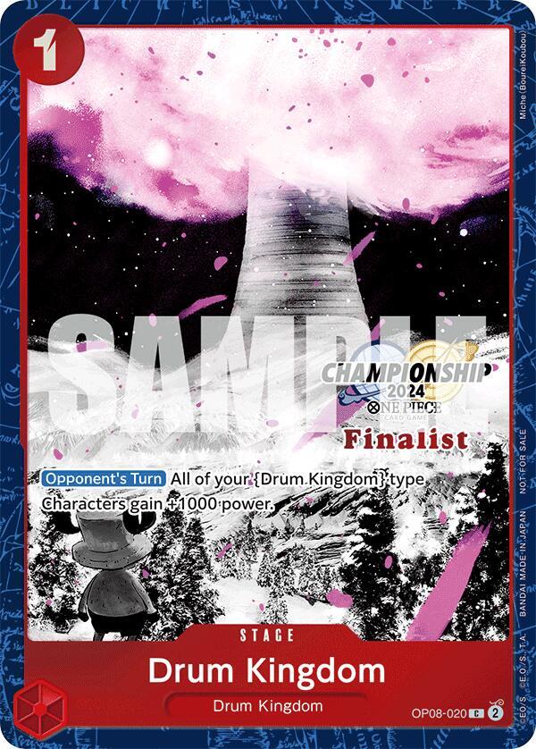 Drum Kingdom (Championship 2024 Finalist Card Set Vol. 2) OP08-020 One Piece card