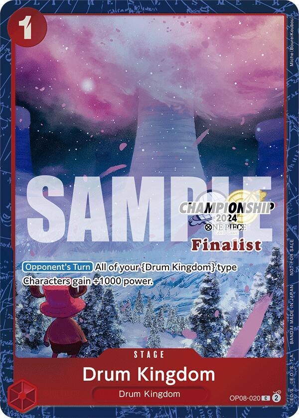 Drum Kingdom (Championship 2024 Finalist Card Set) OP08-020 One Piece card