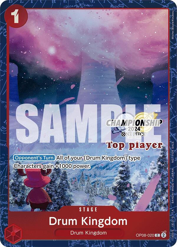 Drum Kingdom (Championship 2024 Top Player Pack) OP08-020 One Piece card
