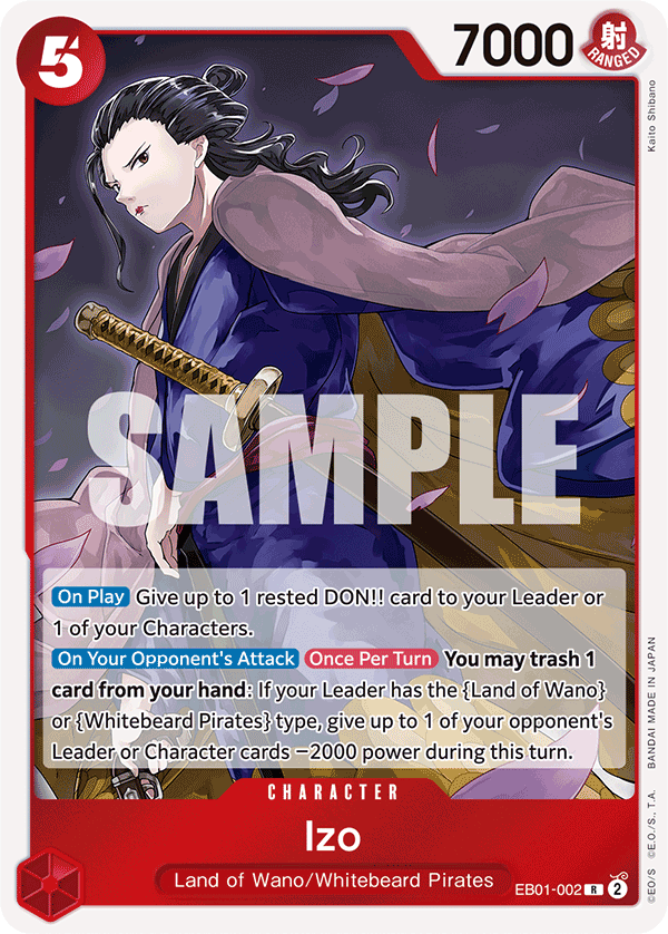 Izo EB01-002 One Piece card