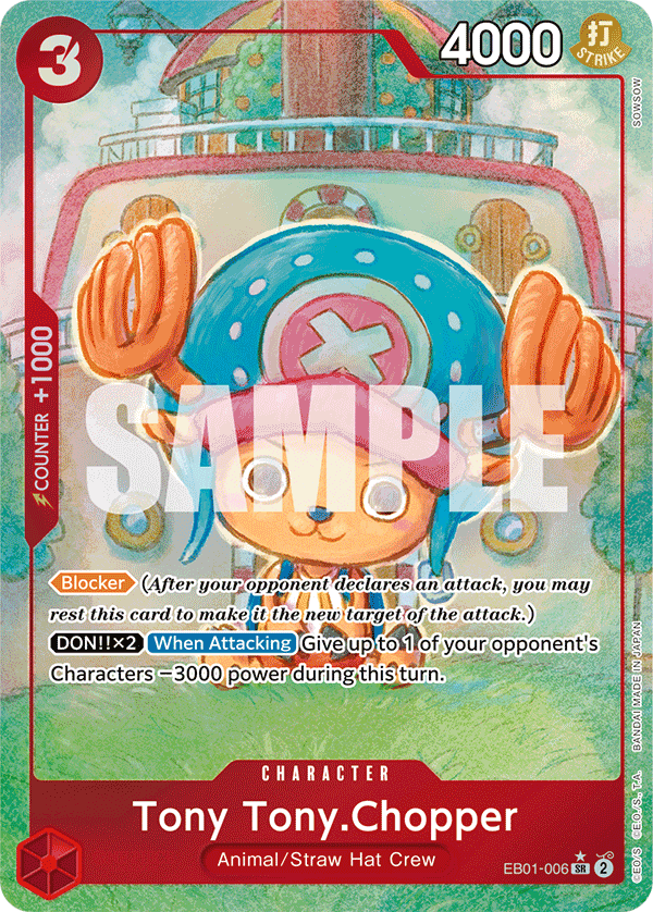 Tony Tony.Chopper (Alternate Art) EB01-006 One Piece card