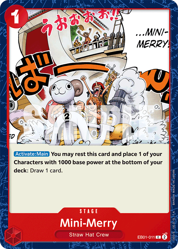 Mini-Merry EB01-011 One Piece card