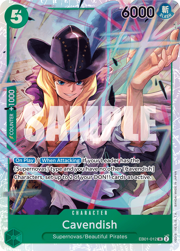 Cavendish EB01-012 One Piece card